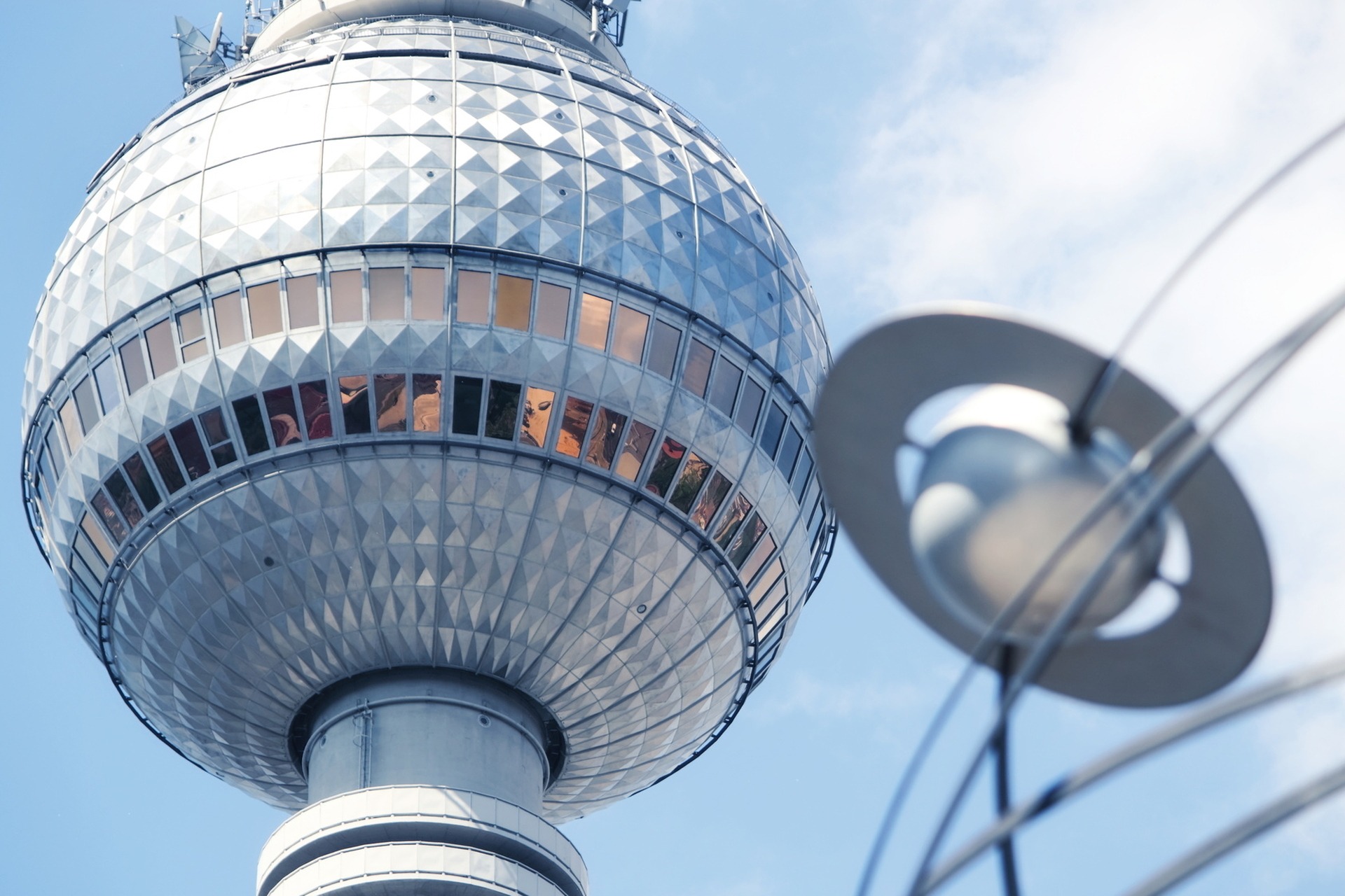 Fernsehturm Weltzeituhr Fernsehturm Weltzeituhr